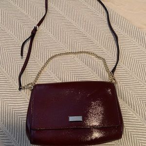 Never worn: Maroon Kate Spade Crossbody